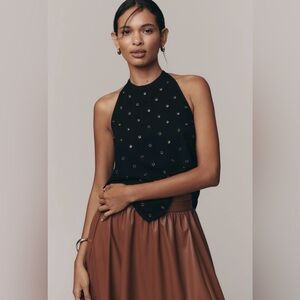 By Anthropologie Rivet Halter Tank Size: XS